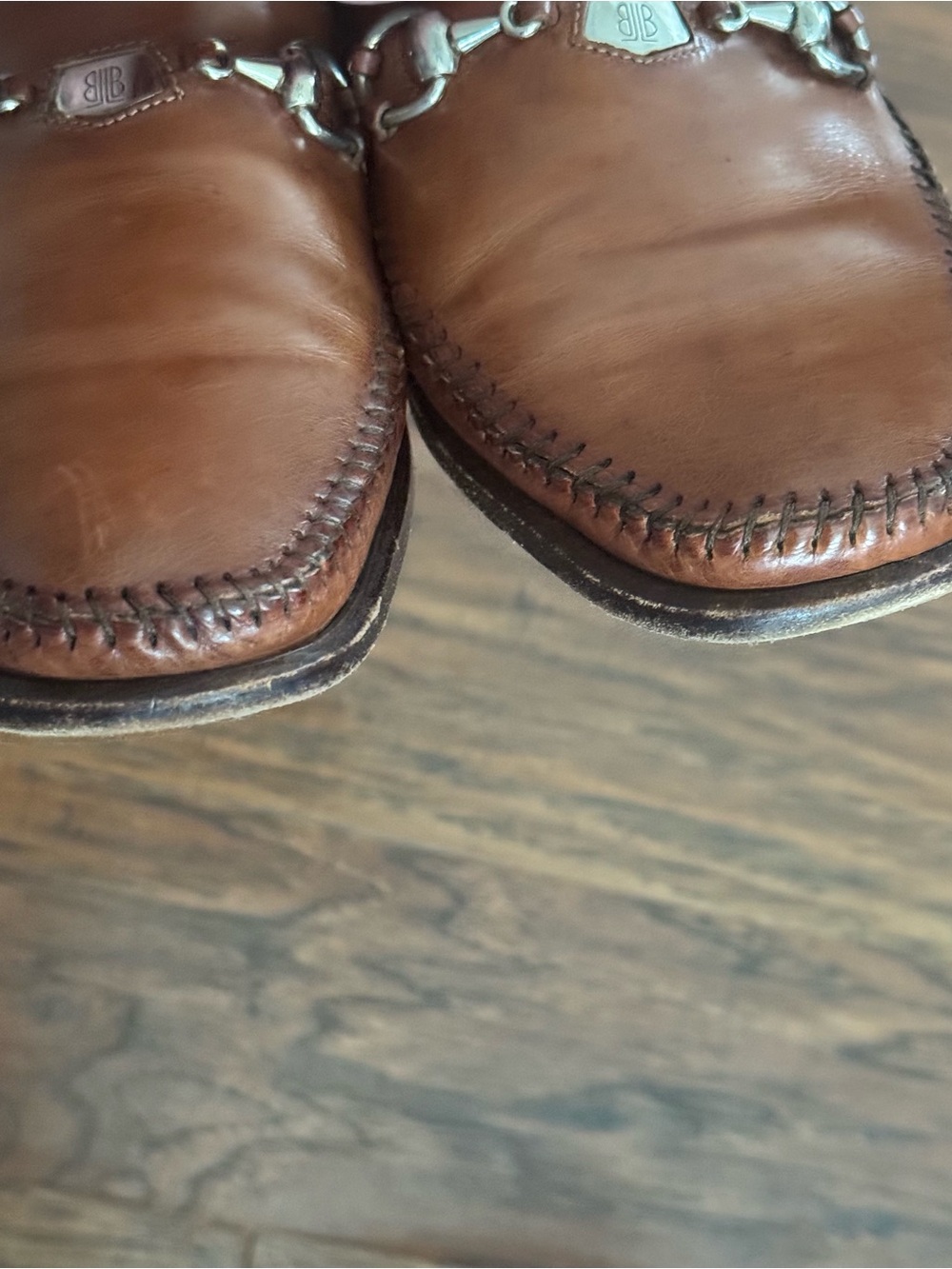 lorenzo Brown Leather Bit Loafers - Picture 4 of 8